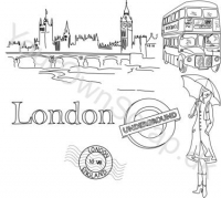 London 2 - stempelsæt 